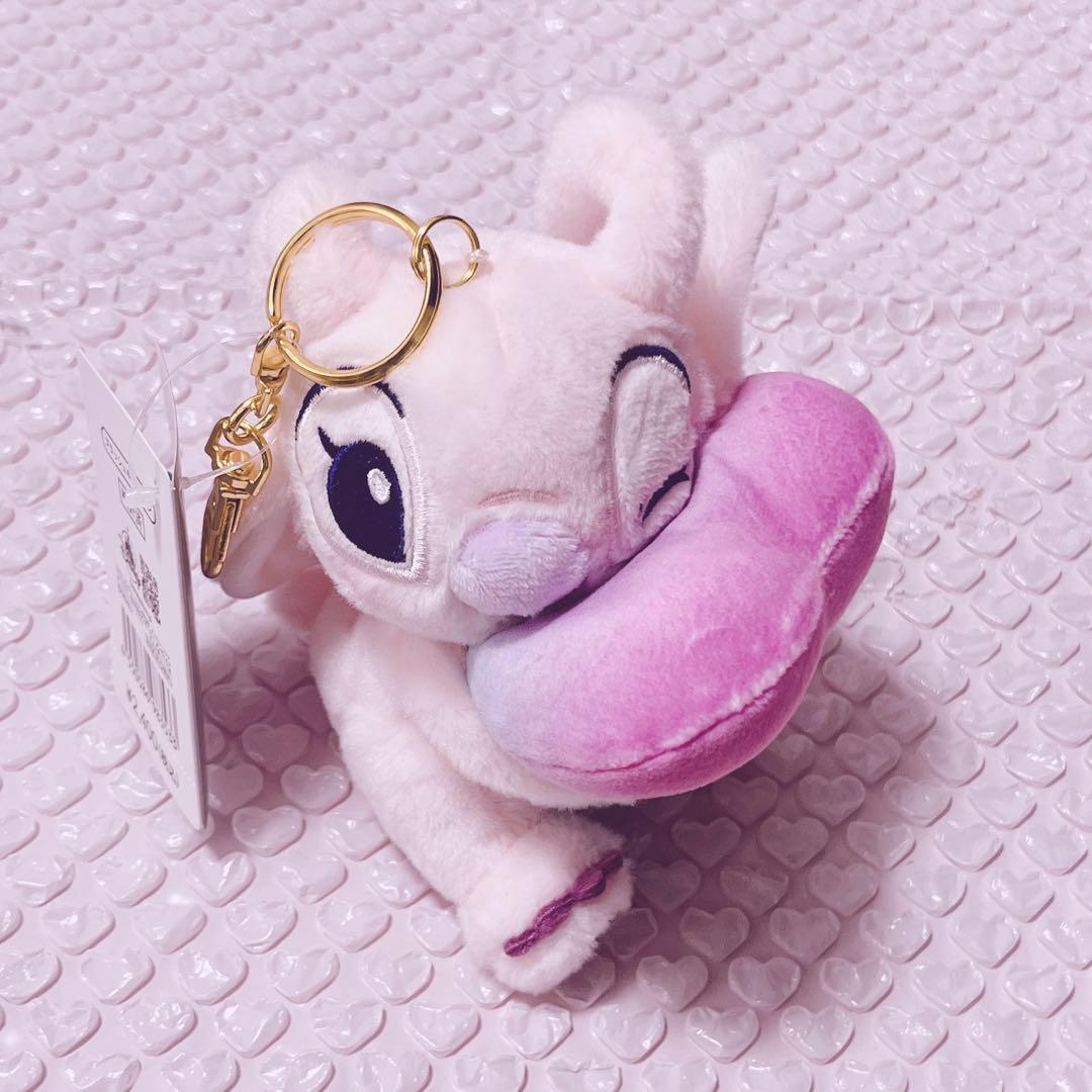 スティッチ エンジェル にこにこはーちょ ぬいぐるみ マスコット キー