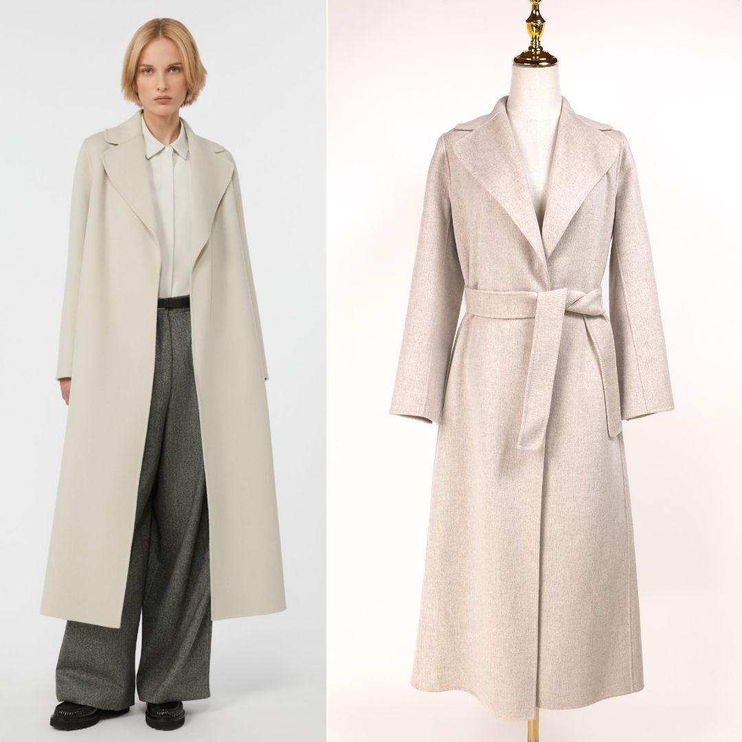 未使用】マックスマーラ ウール クチートアマーノ コート ベージュ