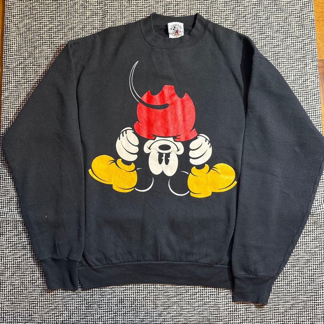 90s MICKEY &CO. ミッキースウェット逆さま ディズニー - メルカリ