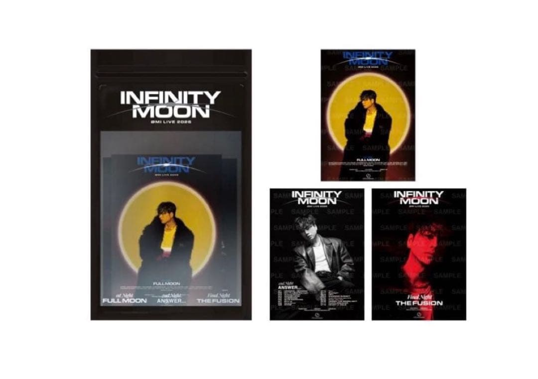 新品！未開封！ØMI INFINITYMOON 会場限定ステッカーセット登坂広臣