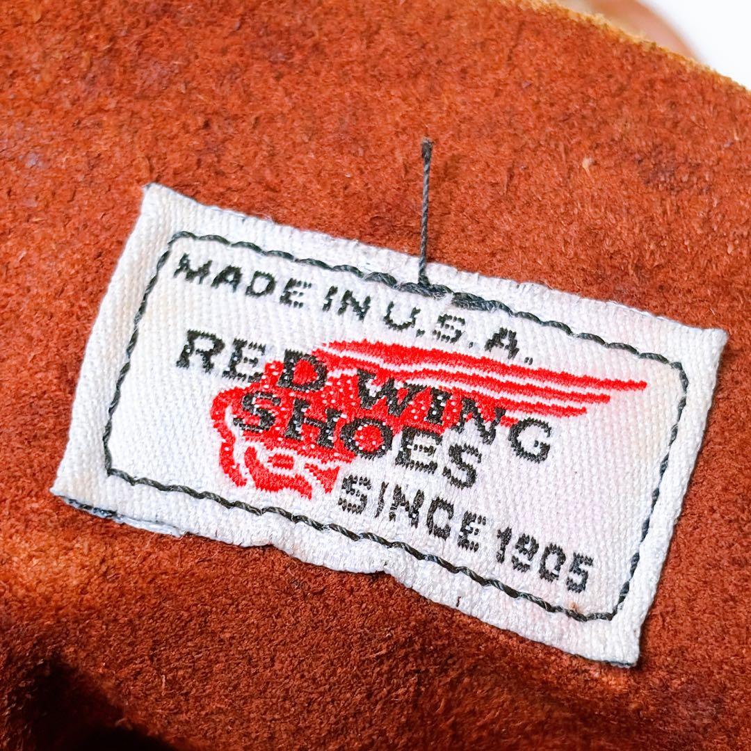 00s【RED WING】アイリッシュセッター/6E/刺繍羽タグ 8875 茶色 - メルカリ