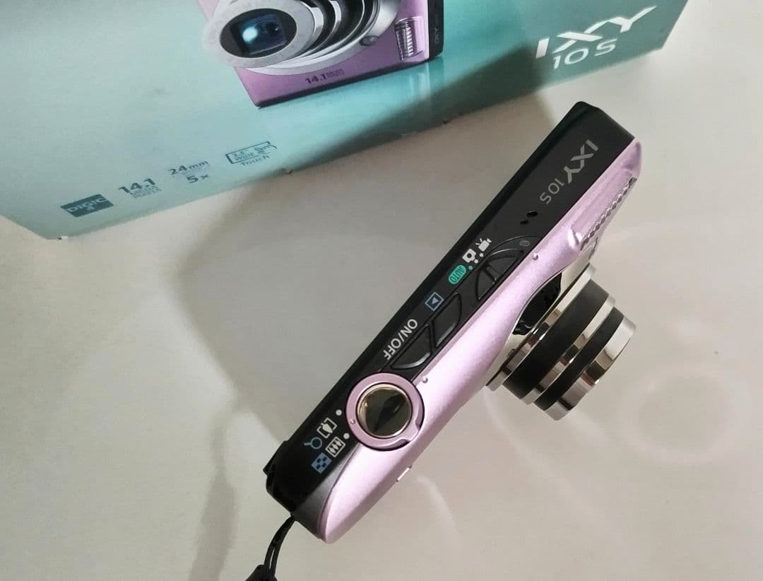 Canon IXY 10S ピンク デジタルカメラ 1410万画素 - メルカリ