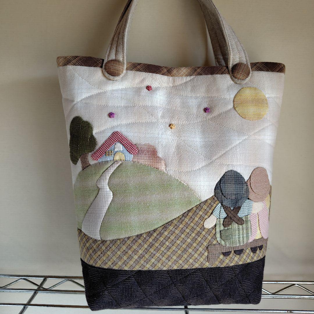 ハンドメイド スーちゃんバッグ パッチワーク - メルカリ