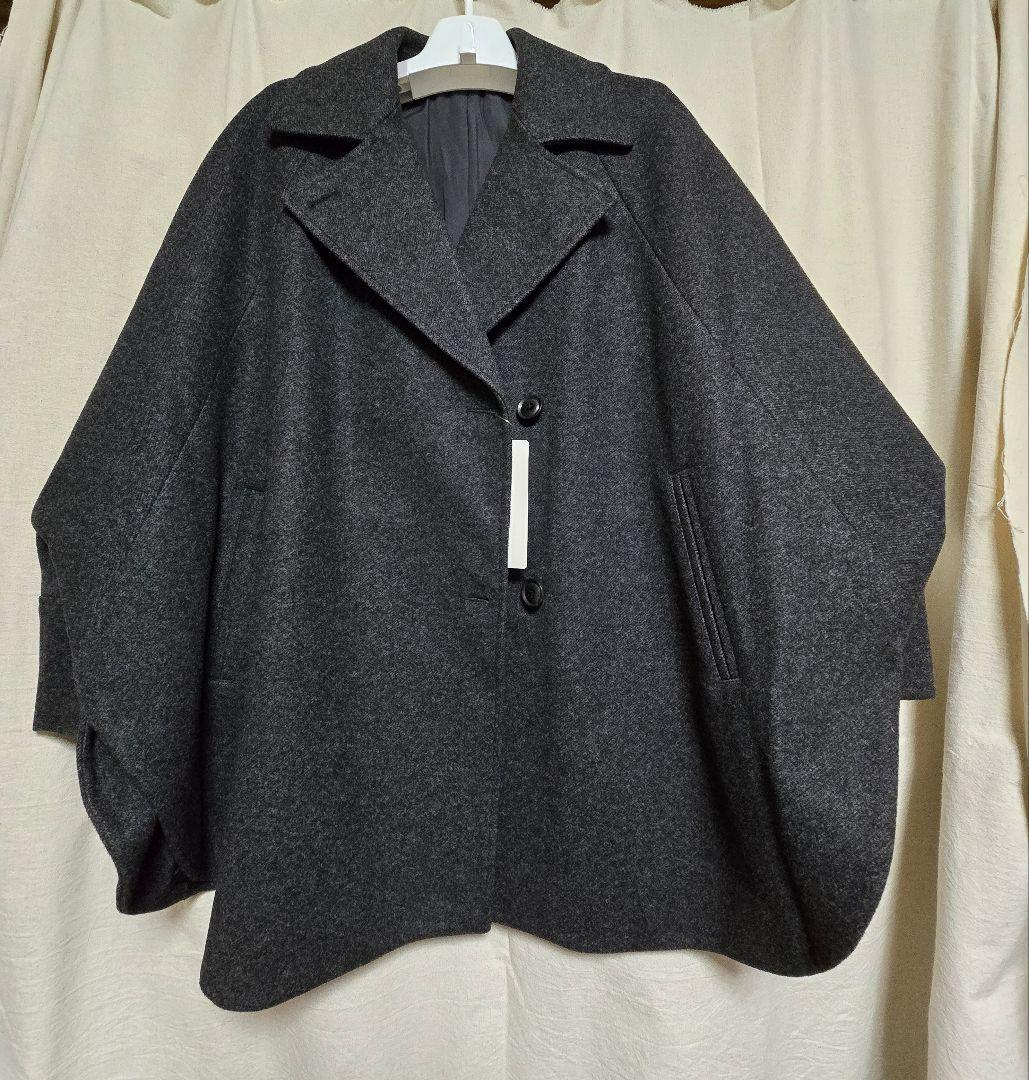 GUコージーメルトンケープコートZ+E 08 DARK GRAY - メルカリ