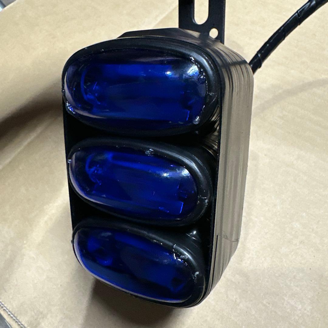 レーザーストロボライト ブルー 三連ストロボ - メルカリ