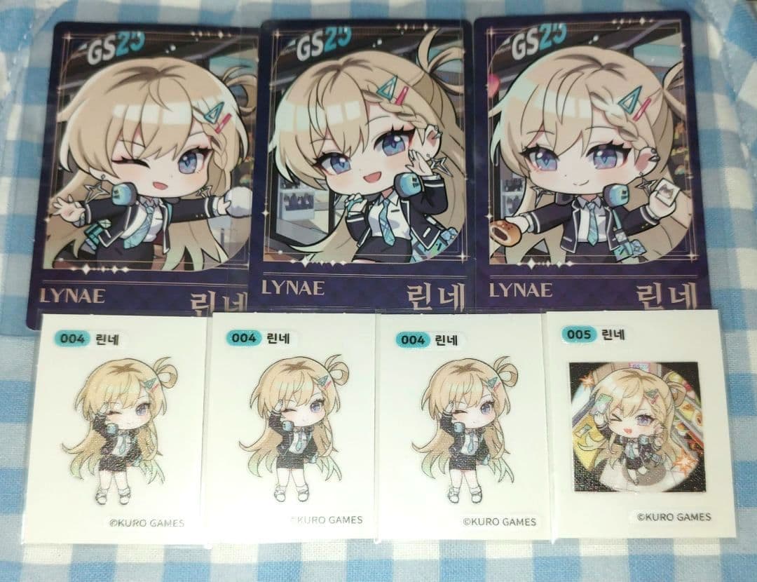 韓国限定 【GS25 × 鳴潮】フォトカード ティブティブシール リンネー