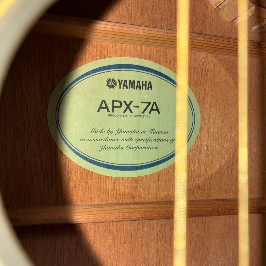 美品 希少 高級エレアコギターYAMAHA APX-7Aトップ単板