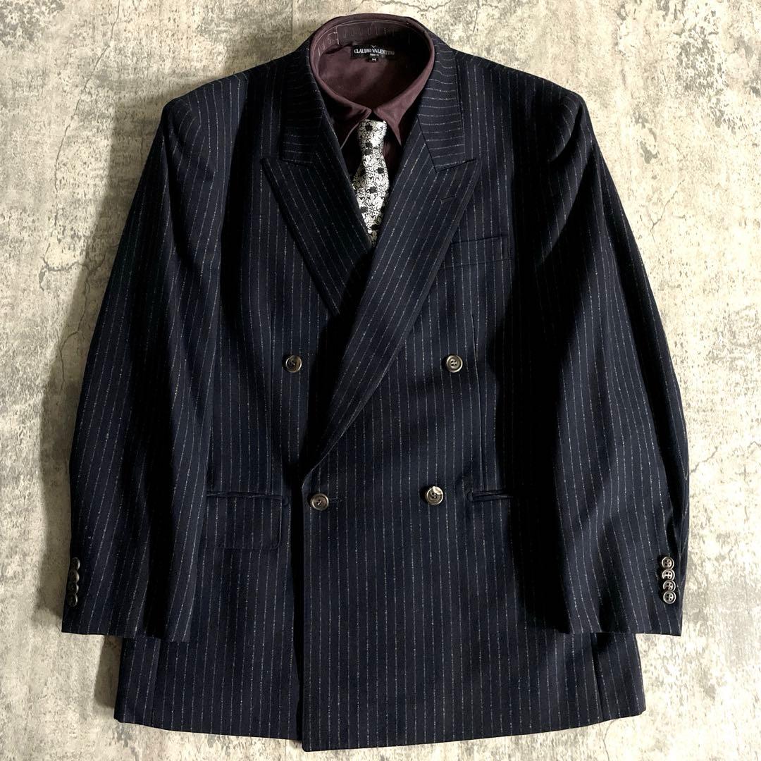 極美品 Apollo特注VERSACE ネクタイ 極上ウール ダブルスーツ - メルカリ