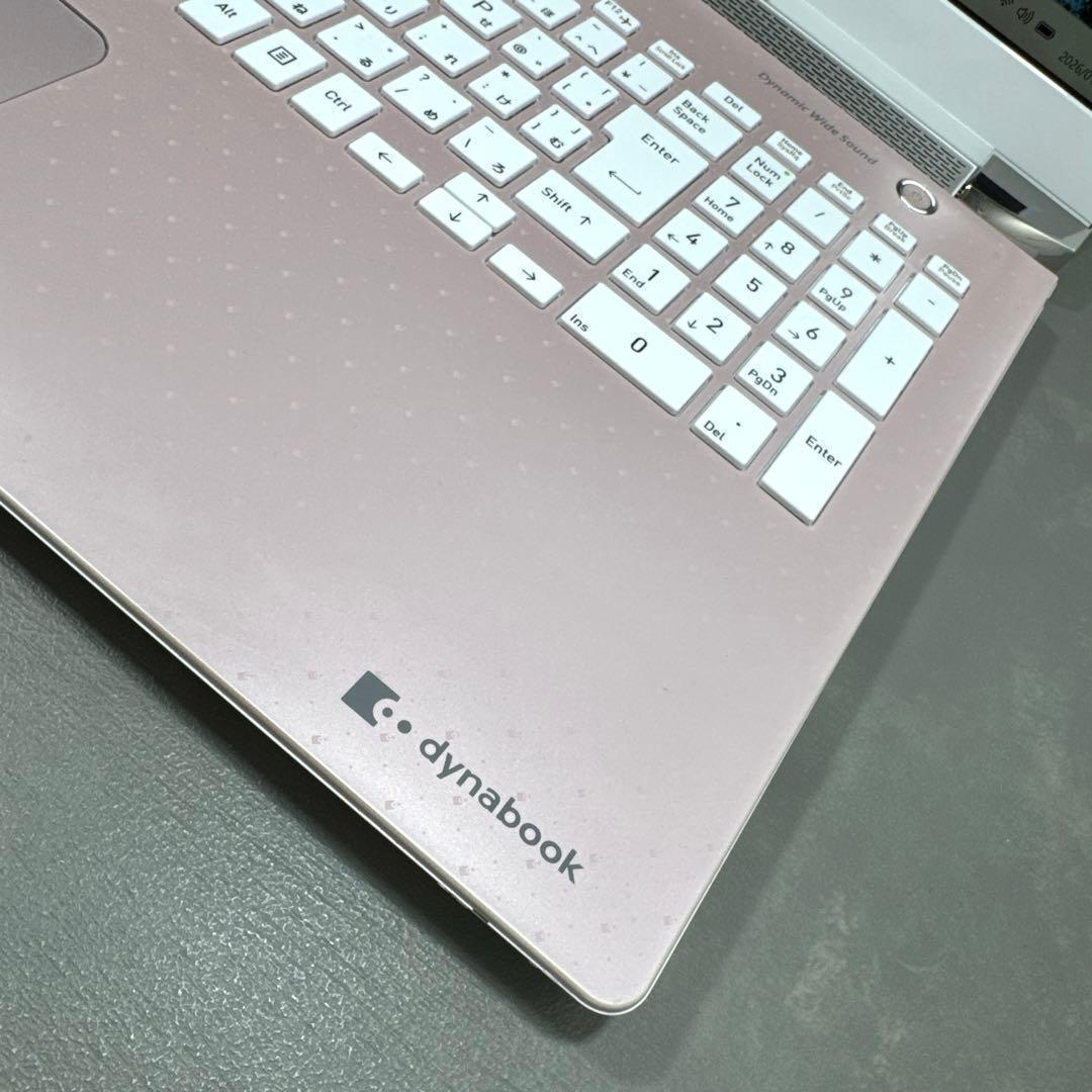 超レア】東芝ダイナブックフォーマルロゼ☘8世代i7☘️NVMe256+1TB