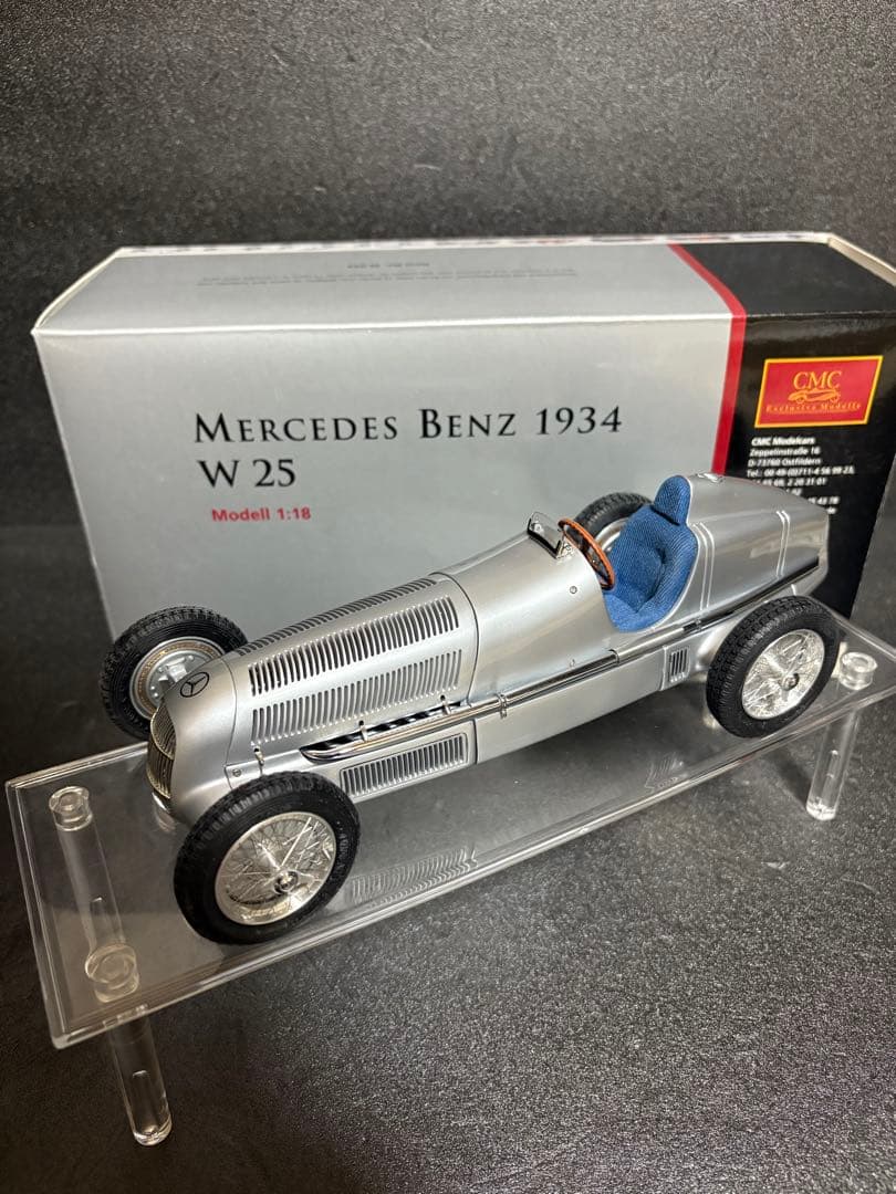 ミニカー CMC Mercedes Benz 1934 w25 CMC 1/18 メルセデス ベンツ W25 アイフェルレンネン(ニュルブルク