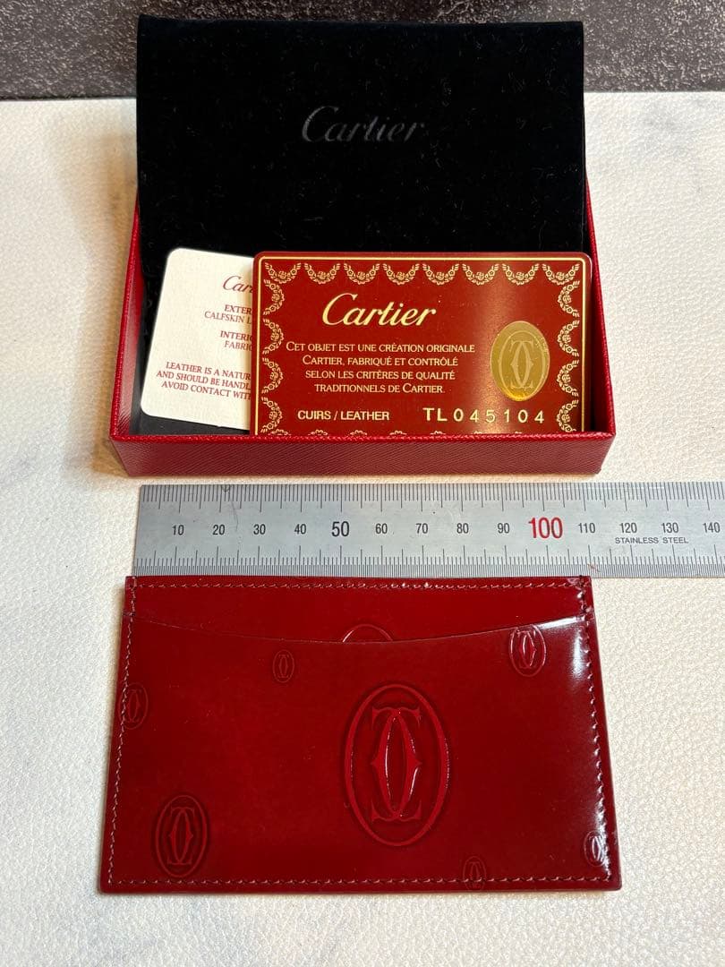 《 未使用品 》 カルティエ カードケース ハッピーバースデー