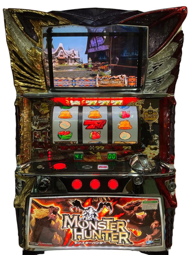 【送料込】モンスターハンター パチスロ 実機 直接引取可 energy777_datass5106