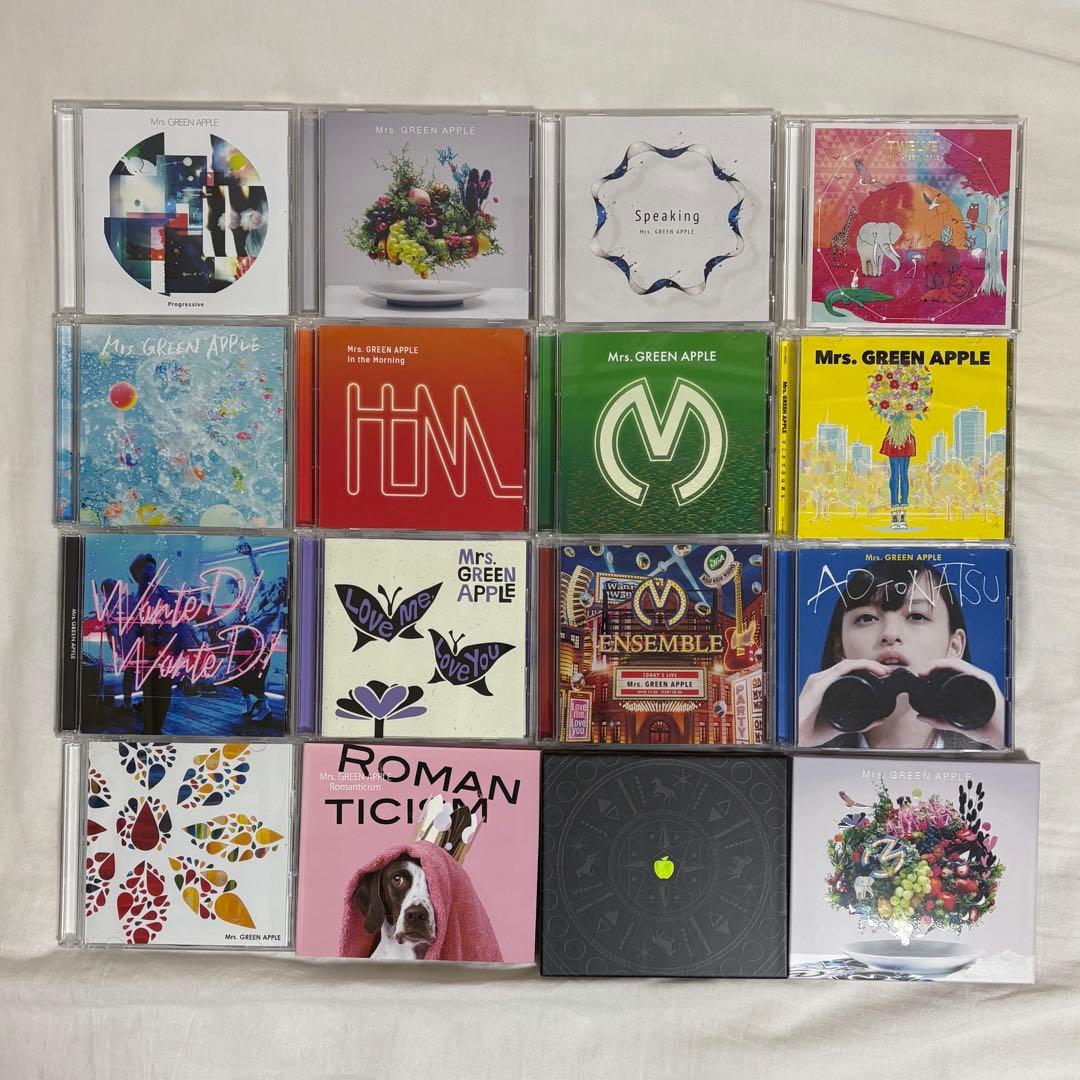 初回限定盤】Mrs. GREEN APPLE まとめ売り 16枚セット - メルカリ