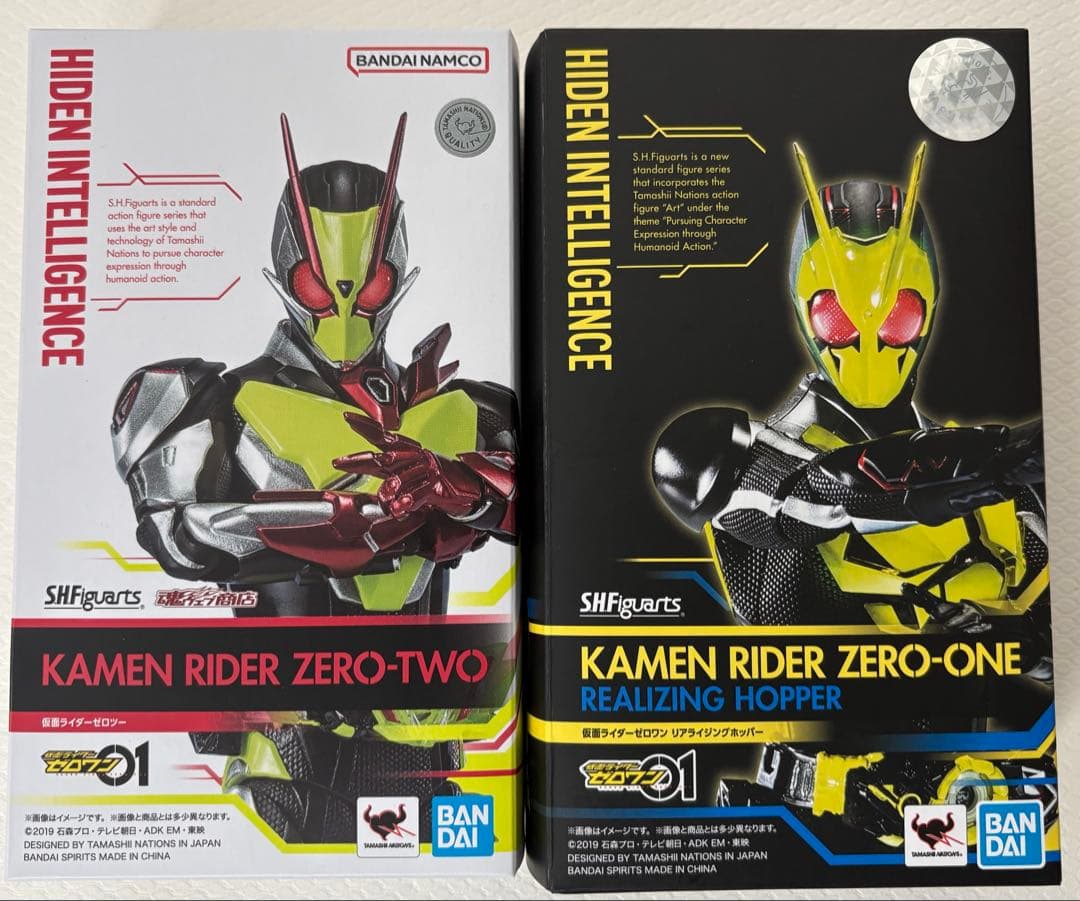 shフィギュアーツ　仮面ライダーゼロワン・ゼロツー 2体セット shフィギュアーツ 仮面ライダーゼロワン・ゼロツー 2体セット