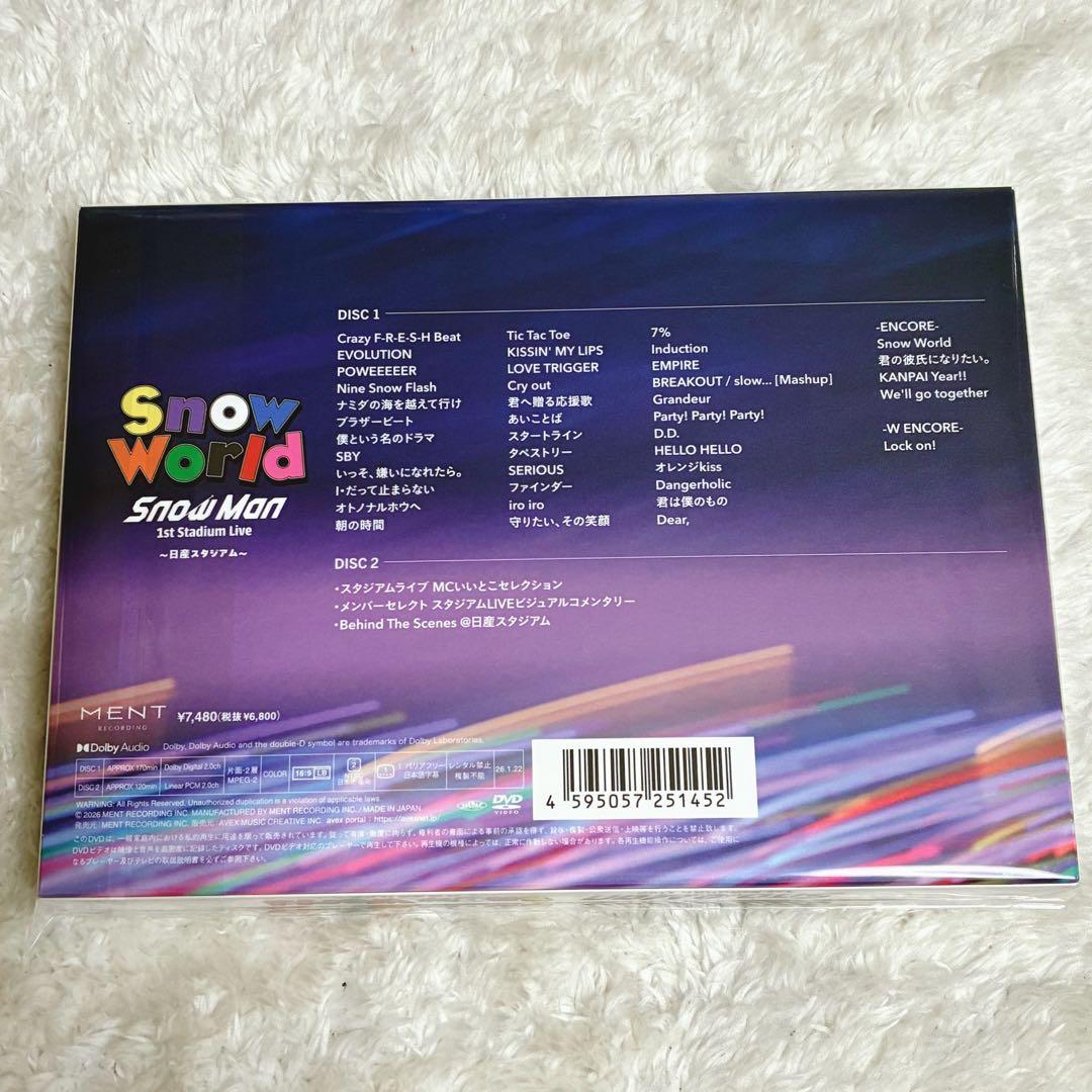 DVD  Man  World 日産スタジアム　新品未開封