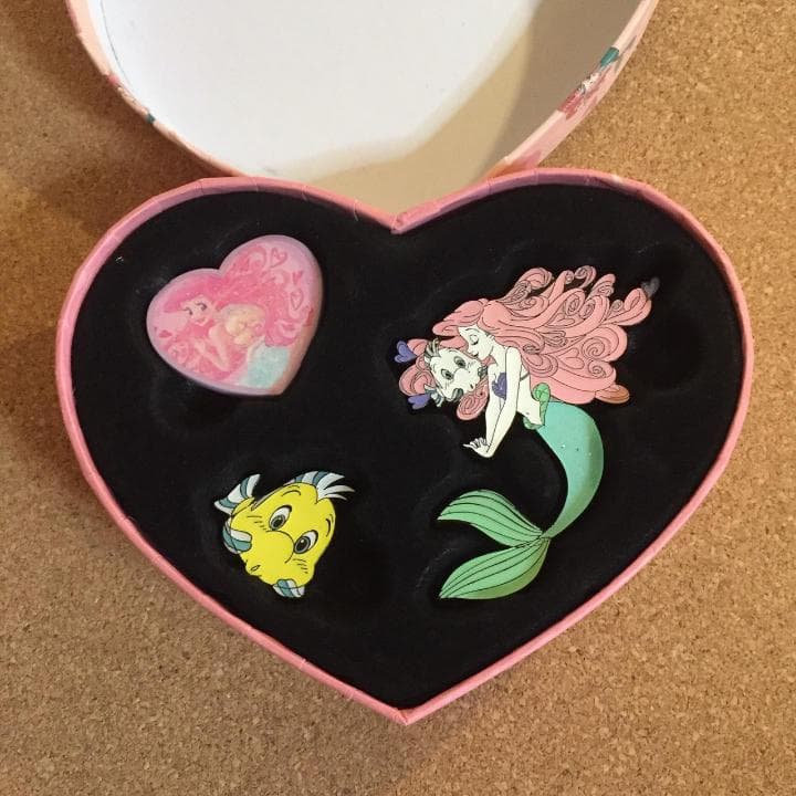 リトル・マーメイド ディズニー ピンバッジ アリエル フランダー☆豪華