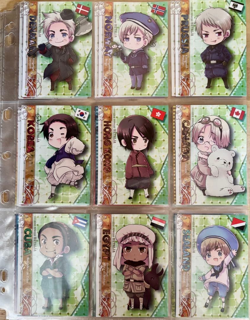 非売品9点付】 ヘタリア トレーディングカード コンプリートセット