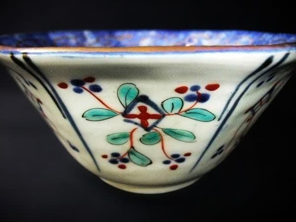 古伊万里 色絵 金彩 八角 鉢 二客 花鳥文 染付 時代物 骨董 - メルカリ