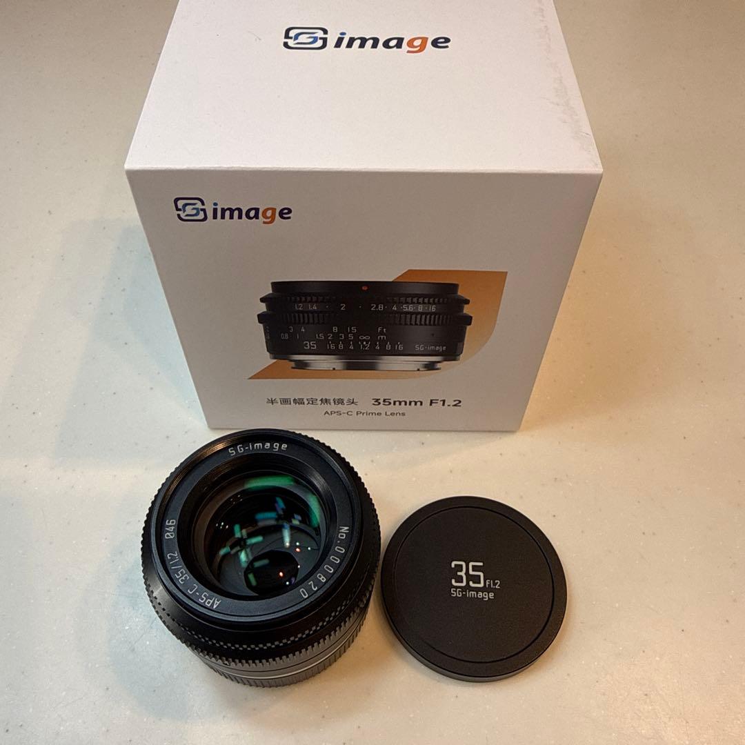 SG image 35mm f1.2 Xマウント 一万円台で手に入れられる、APS-C用大口径レンズ SG-image 35mm f1.2を