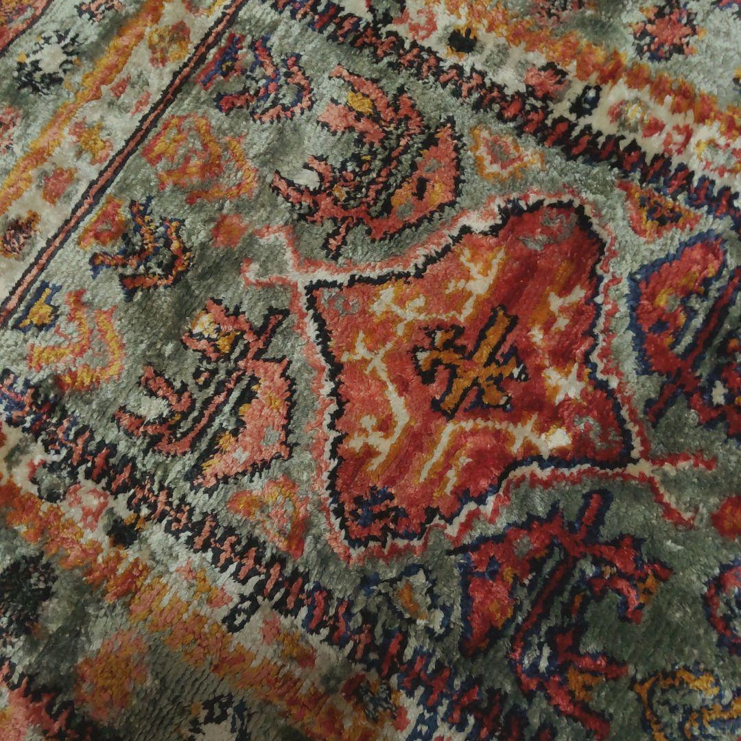 青*阜様 IZMIR ベルギー ラグ 玄関マット ヴィンテージ品 - メルカリ