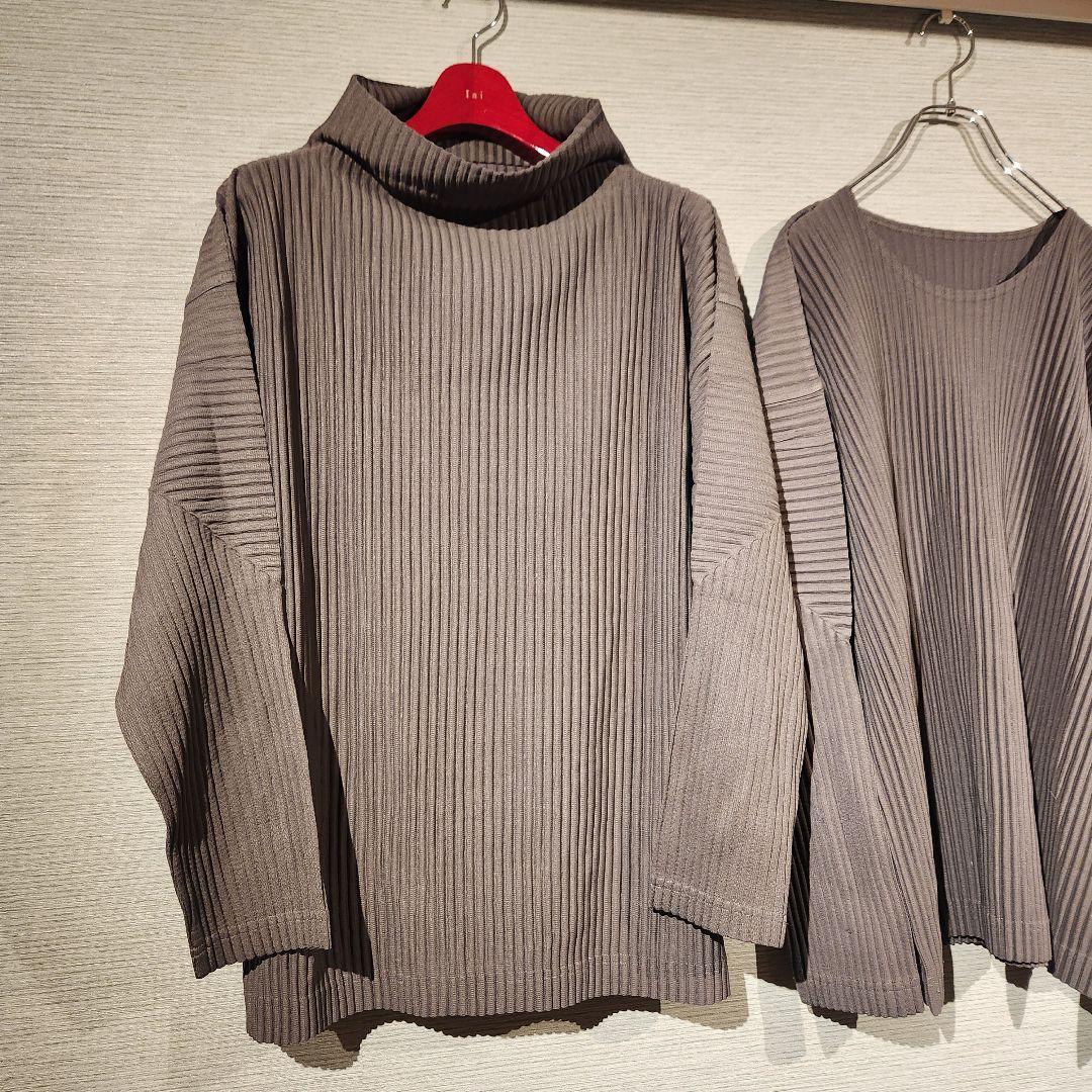 美品 Homme Plisse Issey Miyake グレー3点セット