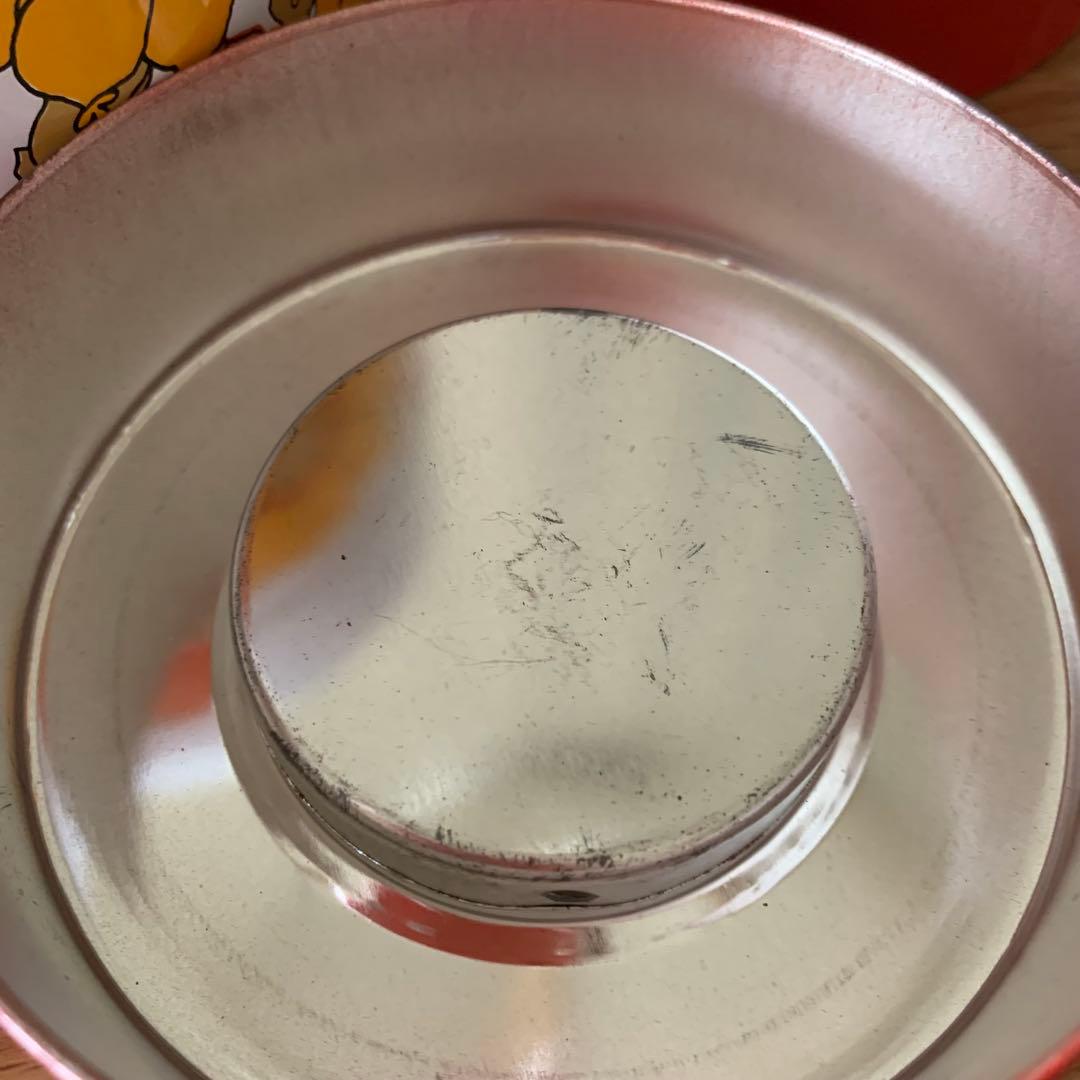 未使用 レア レトロ レトロポップ 4個 入れ子 ティン缶 キャニスター