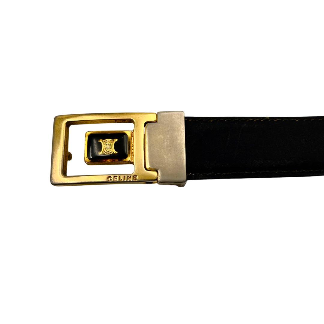 CELINE トリオンフ マカダム ブラック ベルト 6849 - メルカリ