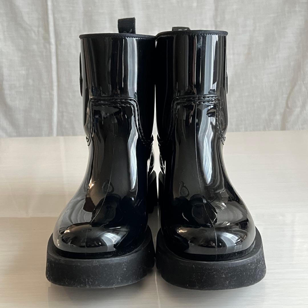 【希少】モンクレール レインブーツ 長靴 38 24.5cm 保存袋 箱付き