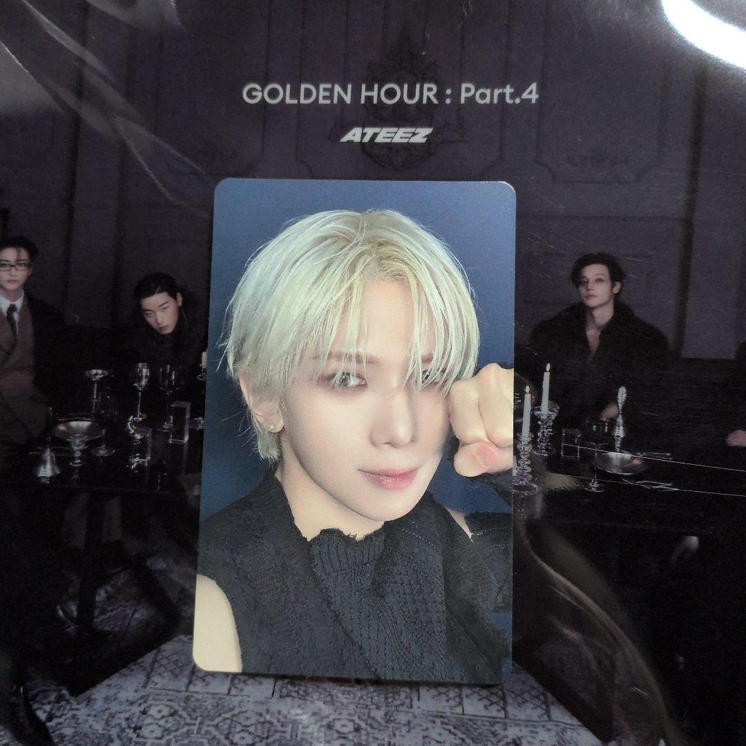 ATEEZ GOLDEN HOUR Part.4 FC 特典トレカ ヨサン - メルカリ