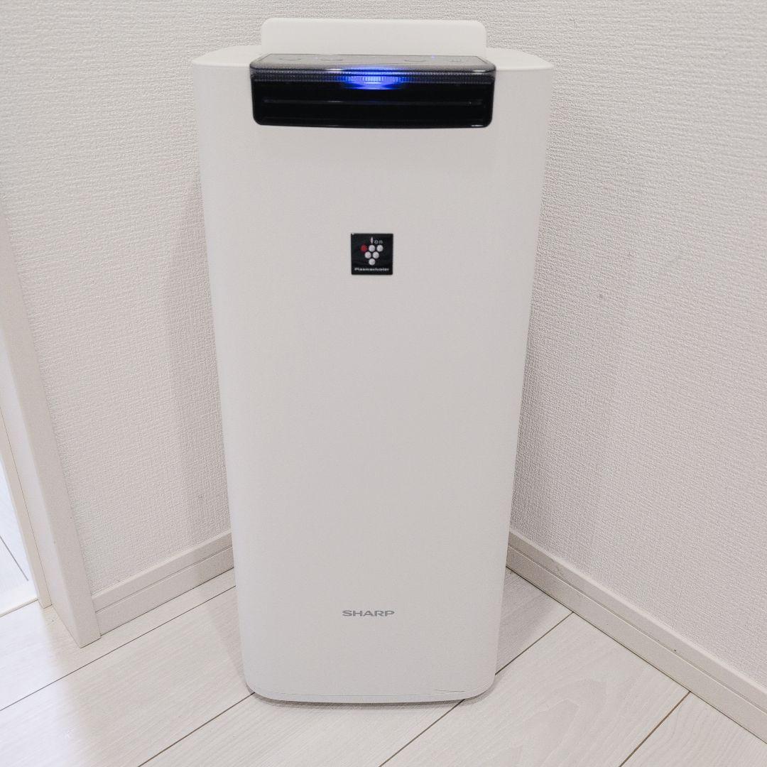 極美品 シャープ加湿空気清浄機KI-PS40 プラズマクラスター25000 加湿空気清浄機 プラズマクラスター25000 ホワイト系 KI-PS40-W [適用