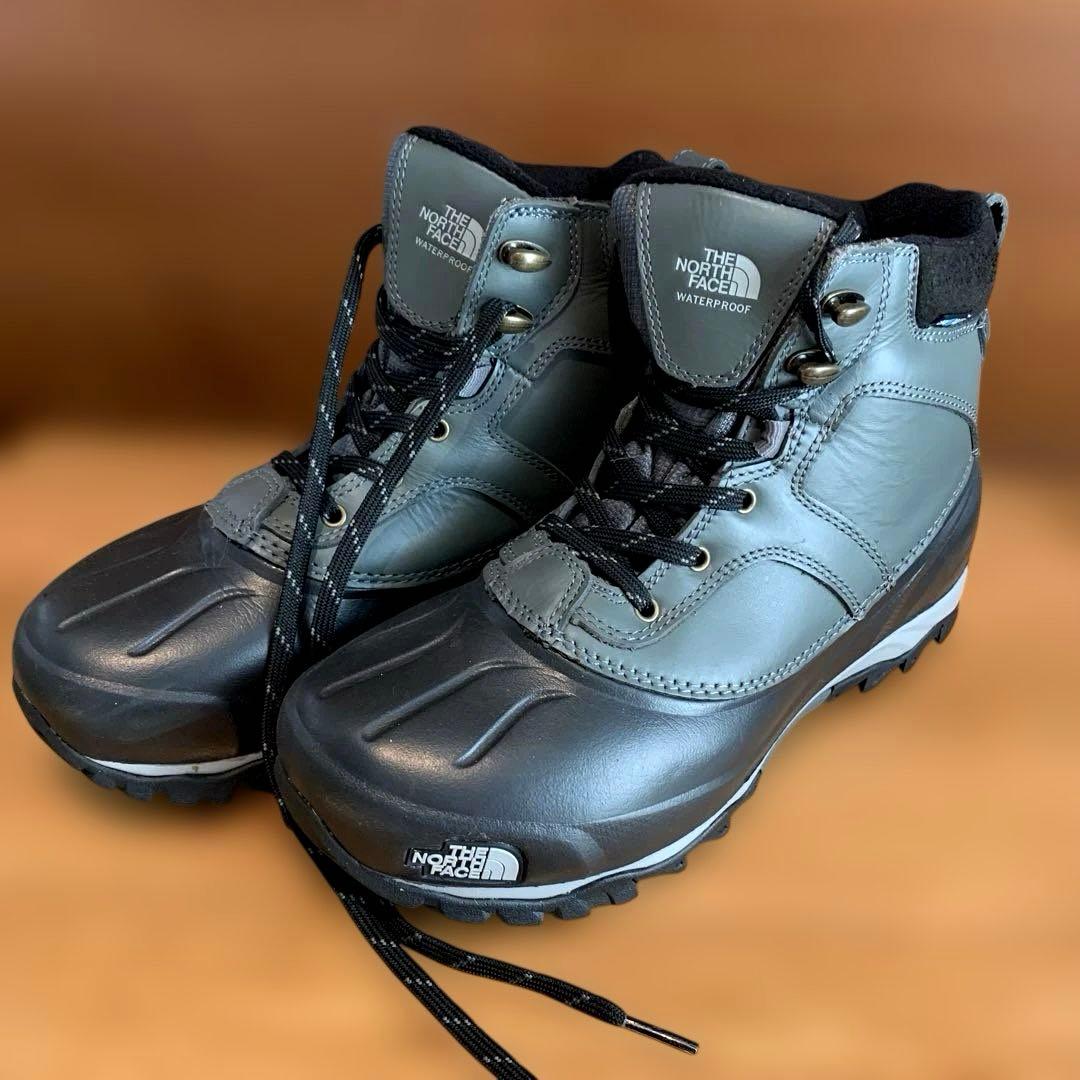 THE NORTH FACE 防水スノーブーツ 25cmグレー - メルカリ