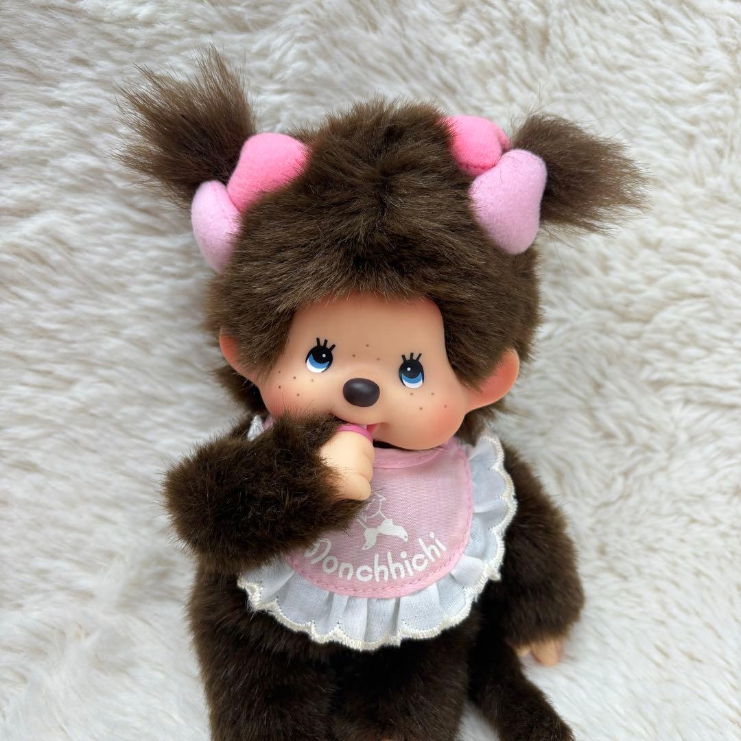 モンチッチ✨ハート ツインテール 女の子 Sサイズ ぬいぐるみ - メルカリ