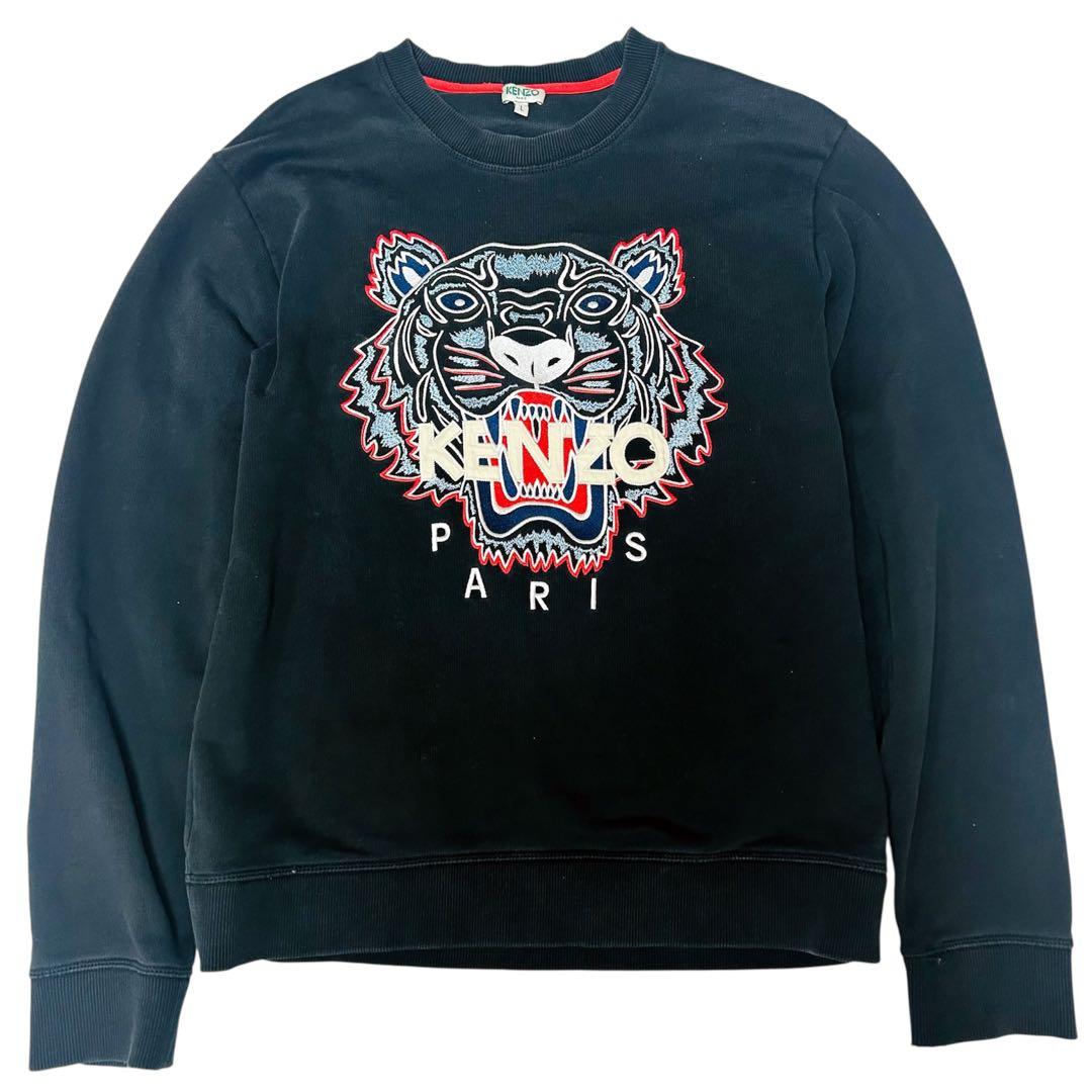 ケンゾー 虎顔 刺繍 ビッグロゴ スウェット 入手困難 希少 人気 - メルカリ
