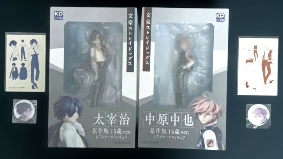 文豪ストレイドッグス 原作 15歳ver. フィギュア 2点セット 特典付き 文豪ストレイドッグス』より、太宰治 原作版 15歳ver.と中原中也 原作