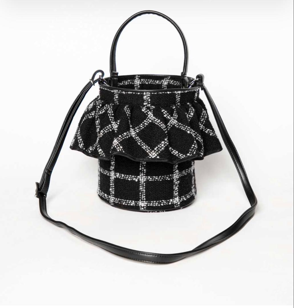 美品 セツコサジテール シティ白黒ツイード - メルカリ