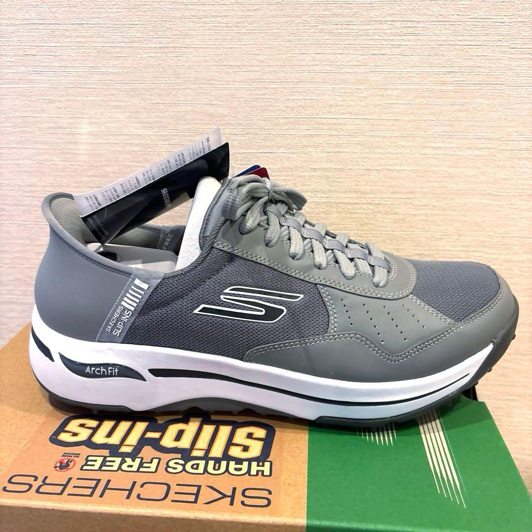 スケッチャーズ スリップインズ　ゴーゴルフ アーチフィット グレー　27.5cm