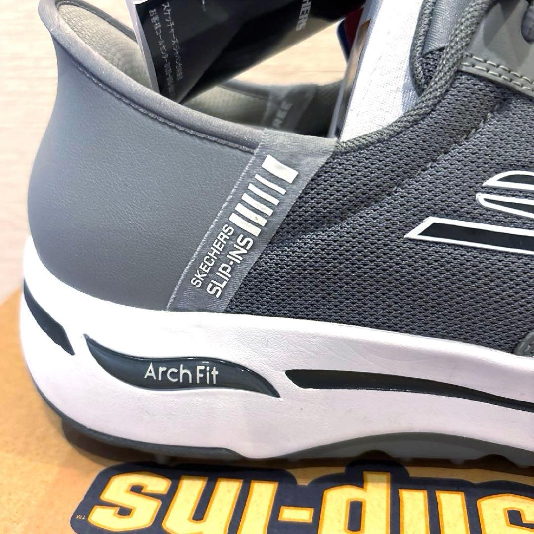 スケッチャーズ スリップインズ　ゴーゴルフ アーチフィット グレー　27.5cm