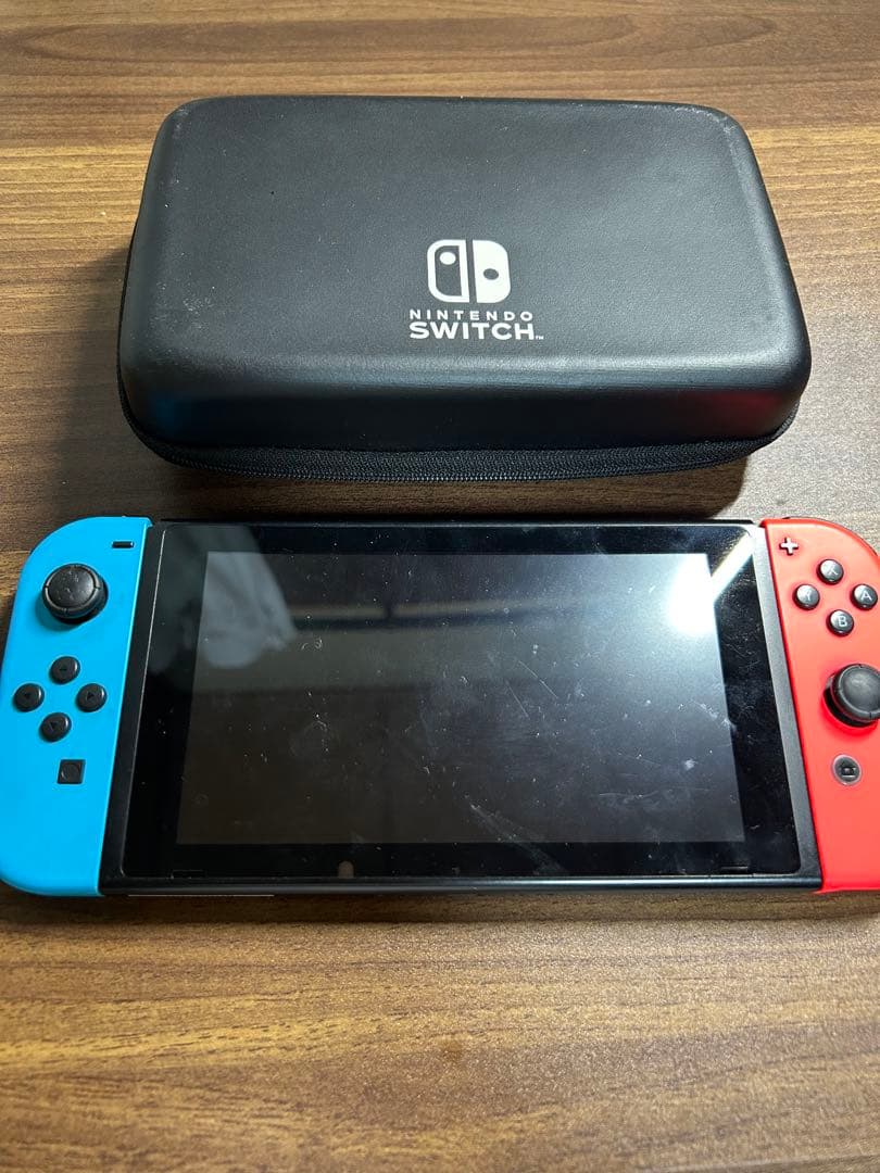 Nintendo Switch 本体 青/赤 ケース付き 任天堂【スイッチ本体】Nintendo Switch マリオレッド×ブルー セット