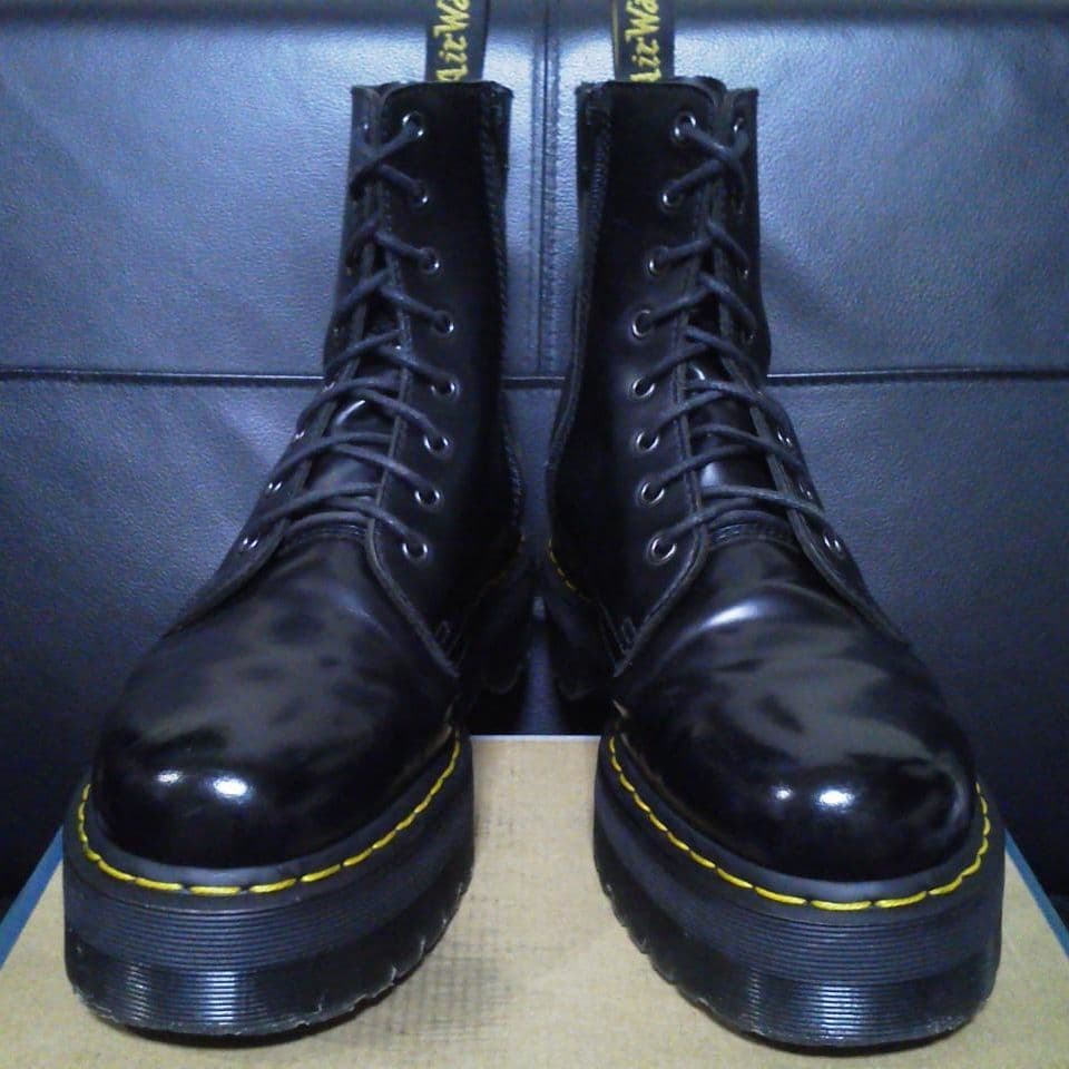 Dr.Martens JADON UK9 黒 厚底 8ホール ジェイドン Dr.Martens（ドクターマーチン） JADON ジェイドン 8ホール メンズ
