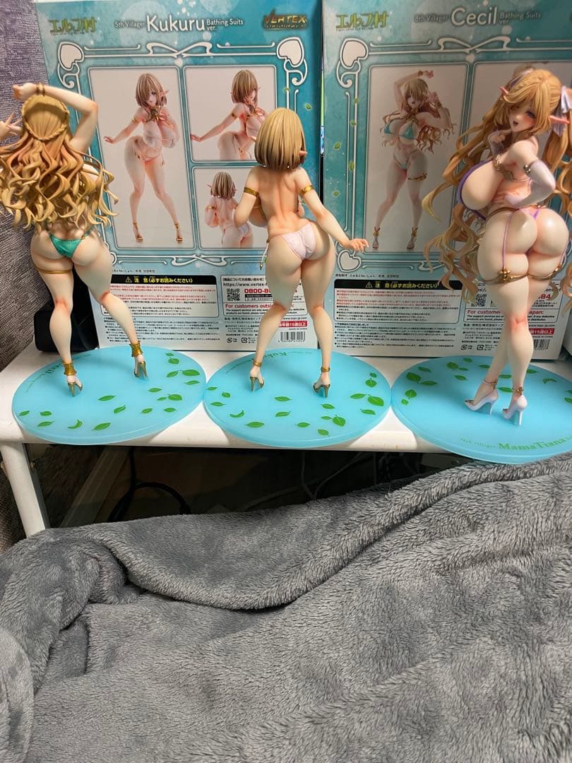 エルフ村 ククル セシル　ママティアナ　沐浴着ver. フィギュア　限定版