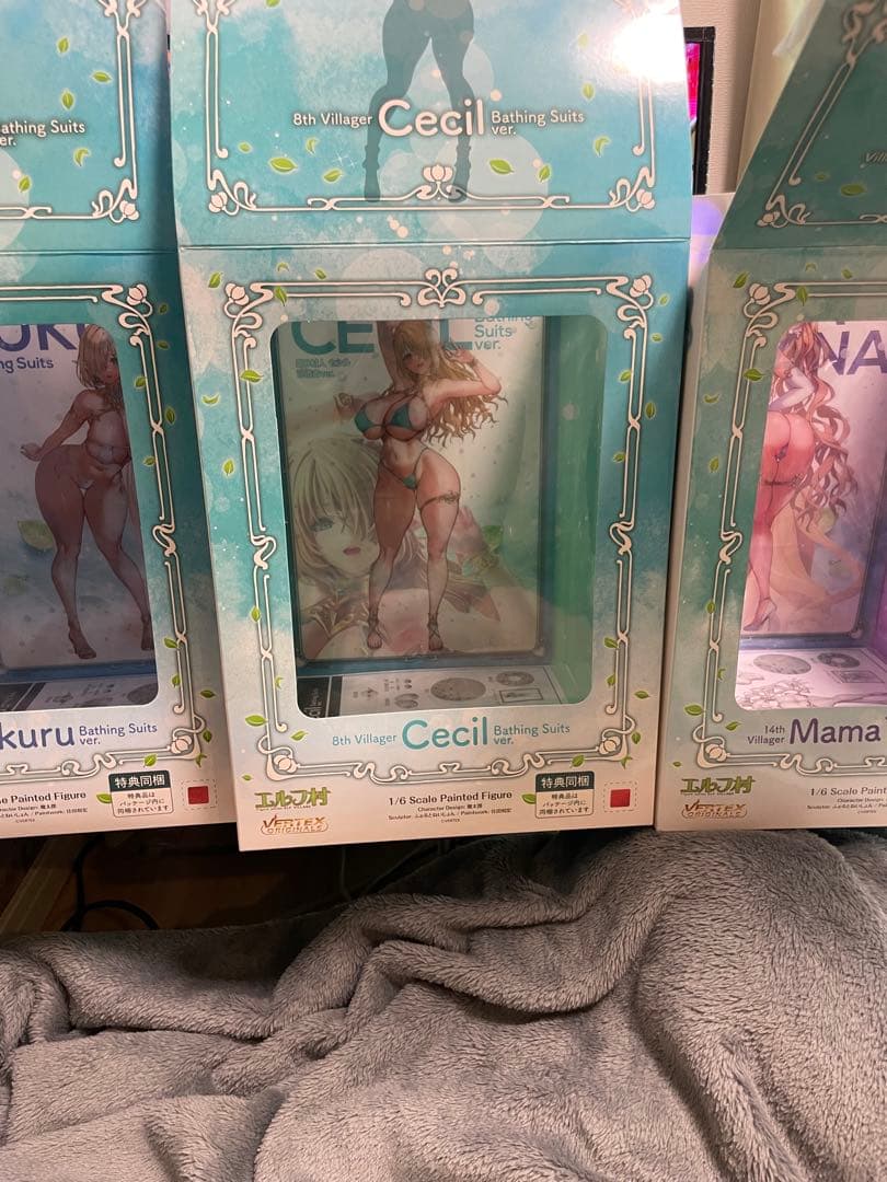 エルフ村 ククル セシル　ママティアナ　沐浴着ver. フィギュア　限定版