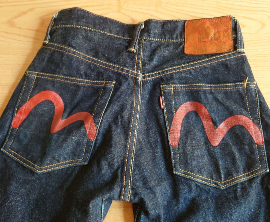 EVISU No.2 デニム 2000Z 26×35 赤カモメ 濃紺