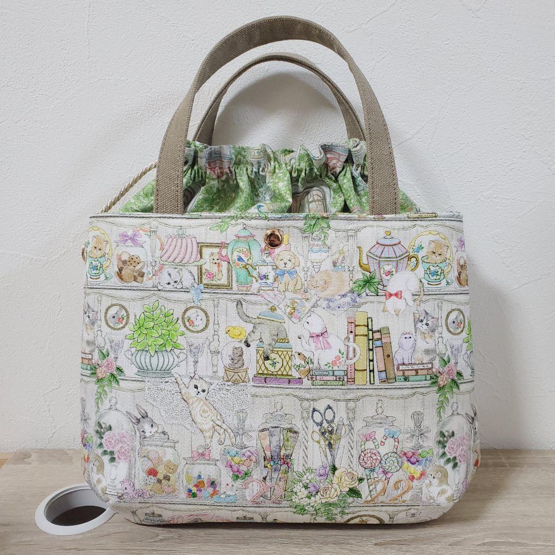 《専用》 3roomsバッグM 巾着バッグ ハンドメイド