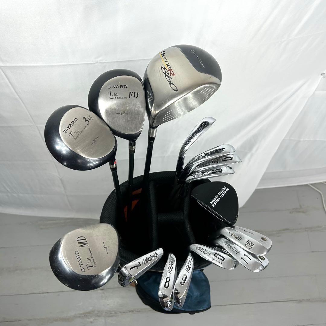 本格派 メンズゴルフクラブ 15本 フルセット お試しセット ゴルフ