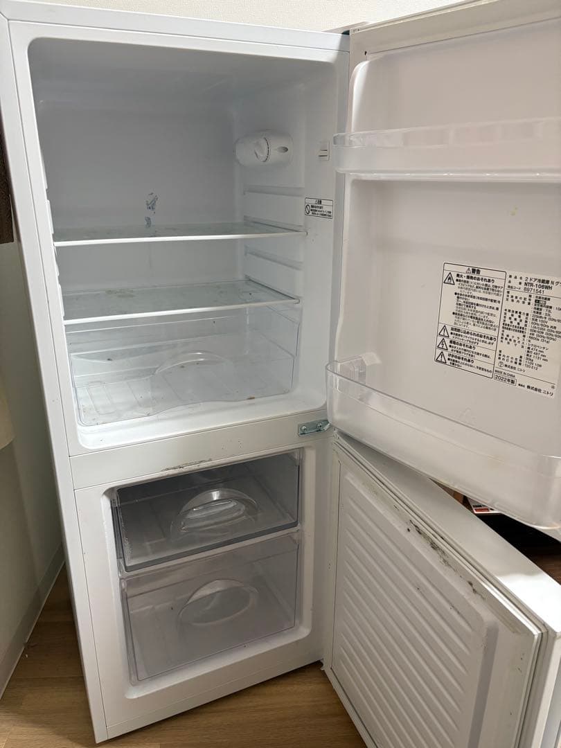 京都市山科区大石神社 引取り可能者限定】ニトリ 106L 冷蔵庫 - メルカリ