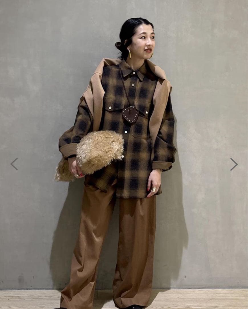 ADAM ET ROPE' FEMME オンブレチェックシャツ ADAM ET ROPÉ FEMME(アダム エ ロペ ファム) / オンブレチェックシャツ