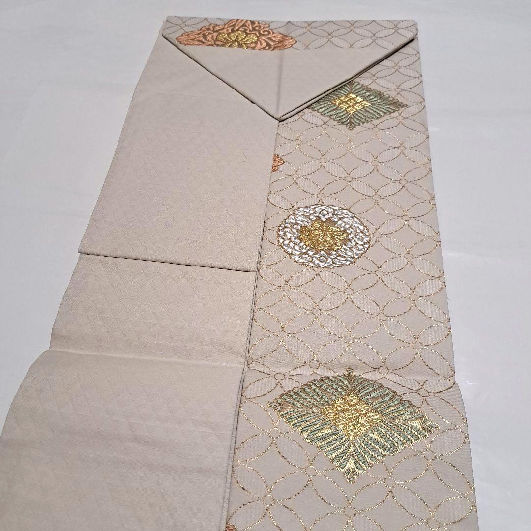 No.6022 名古屋帯 九寸 仕立済 正絹 着物 新品未使用 - メルカリ