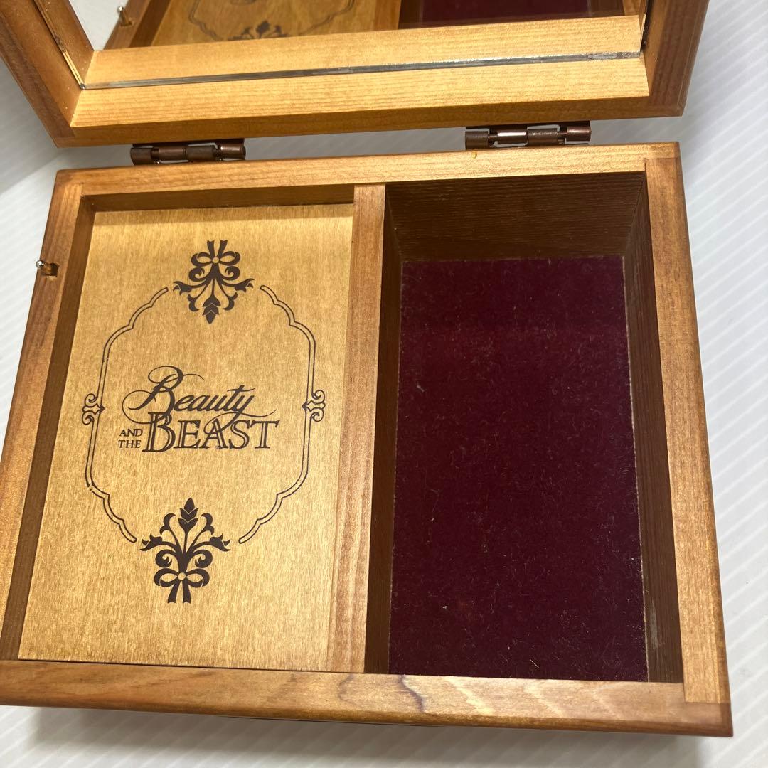 美女と野獣 レトロ オルゴール 小物入れ ディズニー ディズニーランド