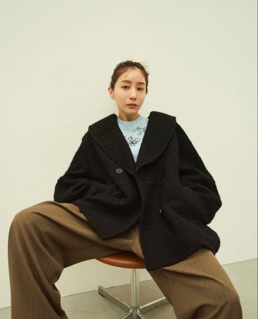 CLANE MINAMI TANAKA OVER TWEED COAT タグあり MINAMI TANAKA×CLANE OVER TWEED COAT｜OUTER(アウター)｜CLANE