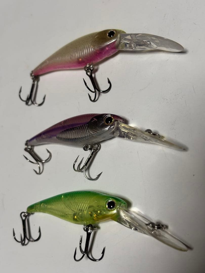 ラッキークラフト 3個 ルアー セット ベビーシャッドFC 60 - メルカリ